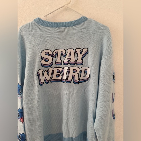 Her Universe Disney Lilo & Stitch Stay Weird Skimmer Cardigan NWT Size Large - Picture 4 of 13